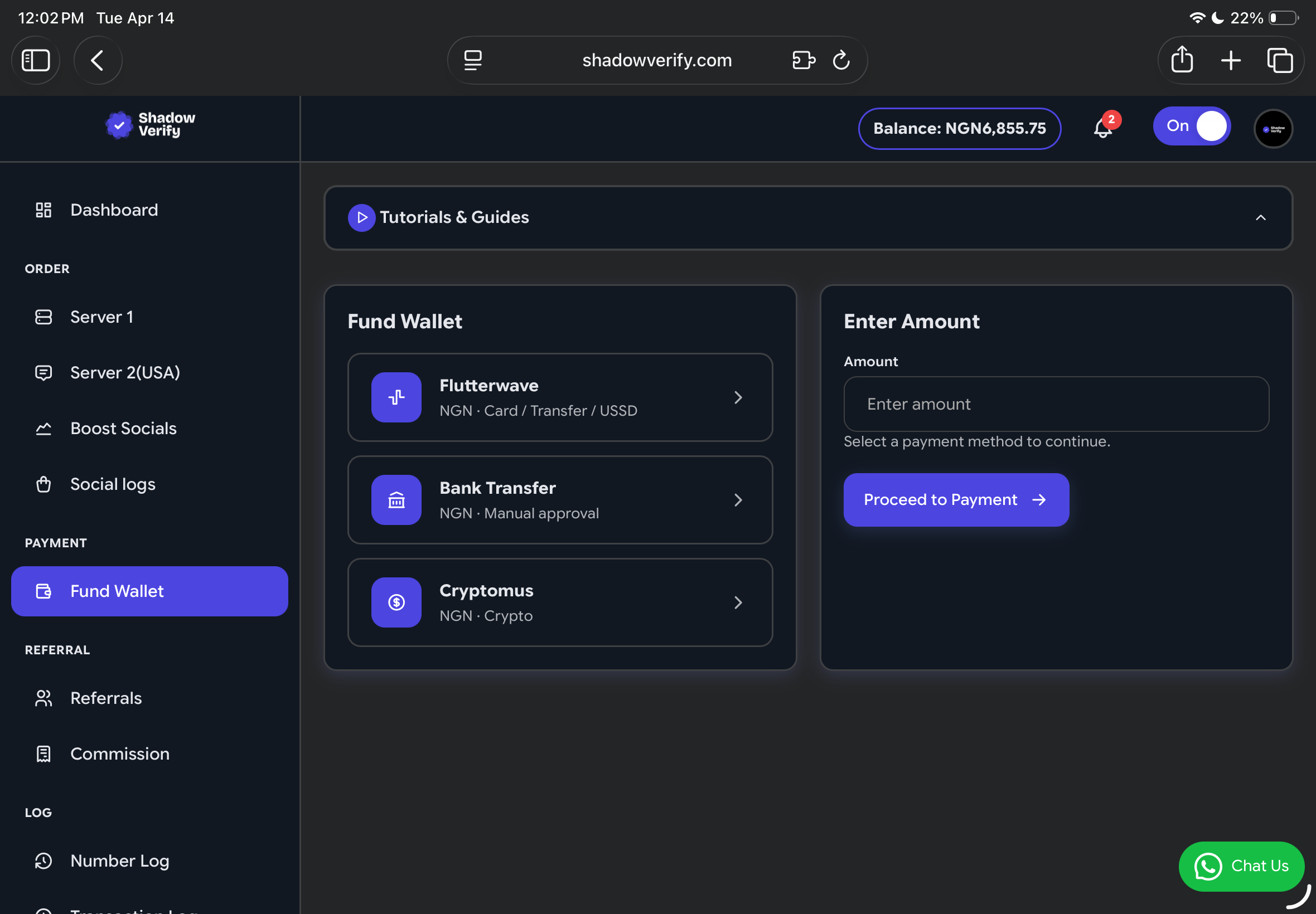 Image: Get a virtual number step