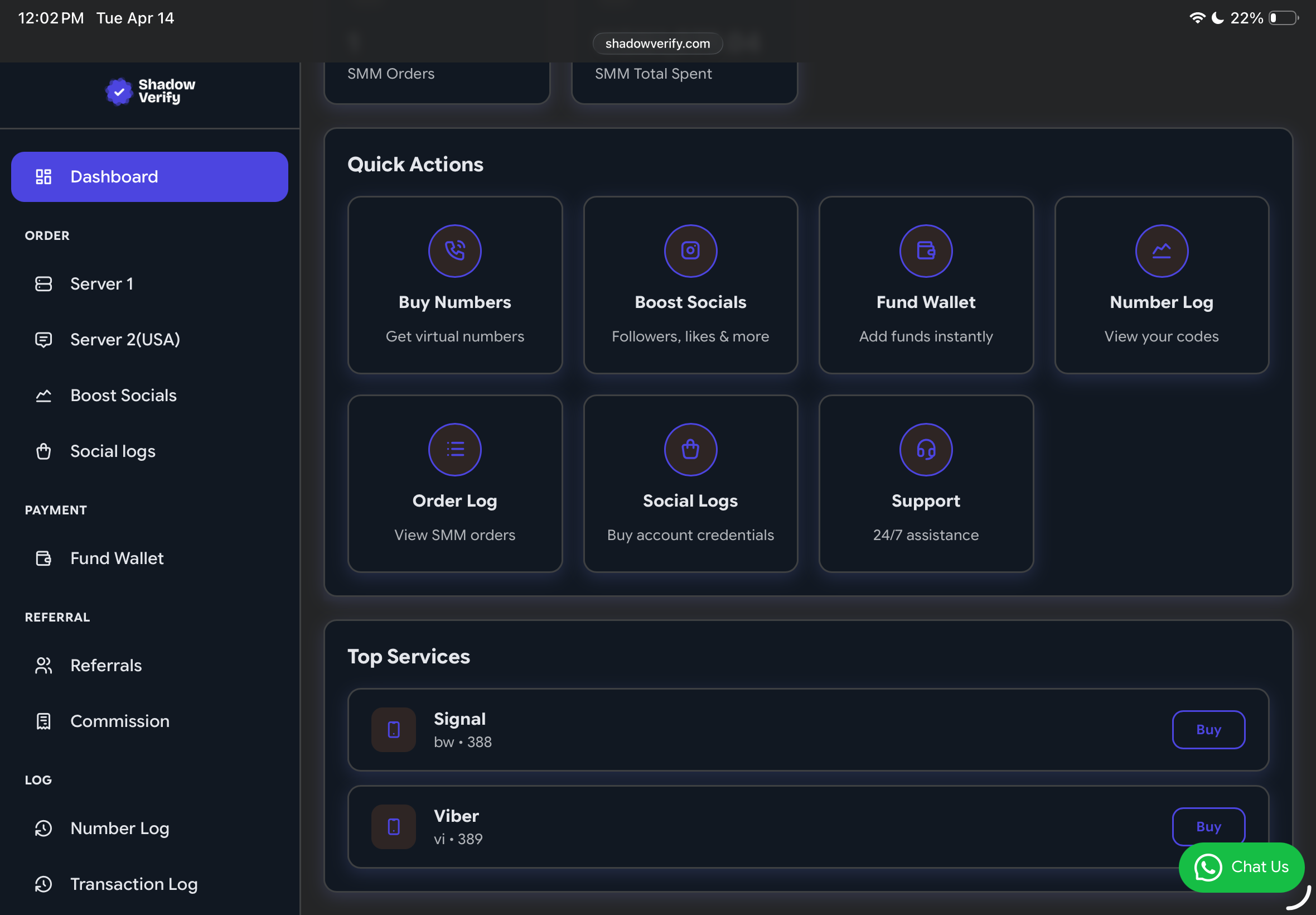 Image: Receive OTPs and verify step